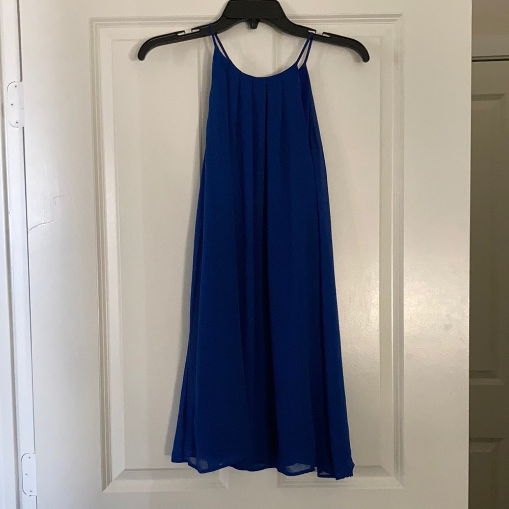 Lush Royal Blue Shift Dress